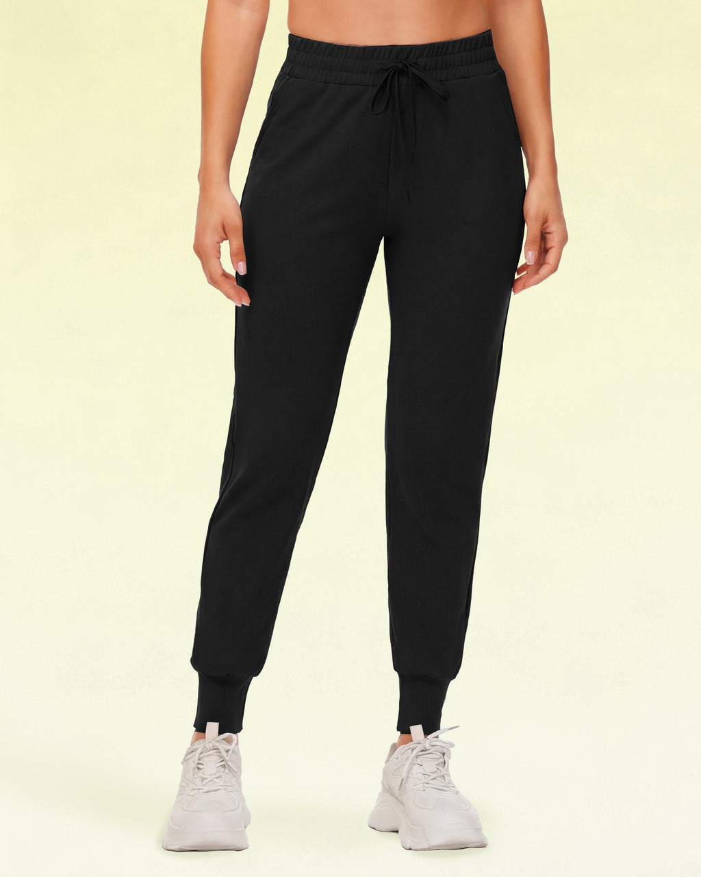 Women's 4-Pack Joggers with Pockets - Lightweight, Comfy, for Workout, Travel, Lounge