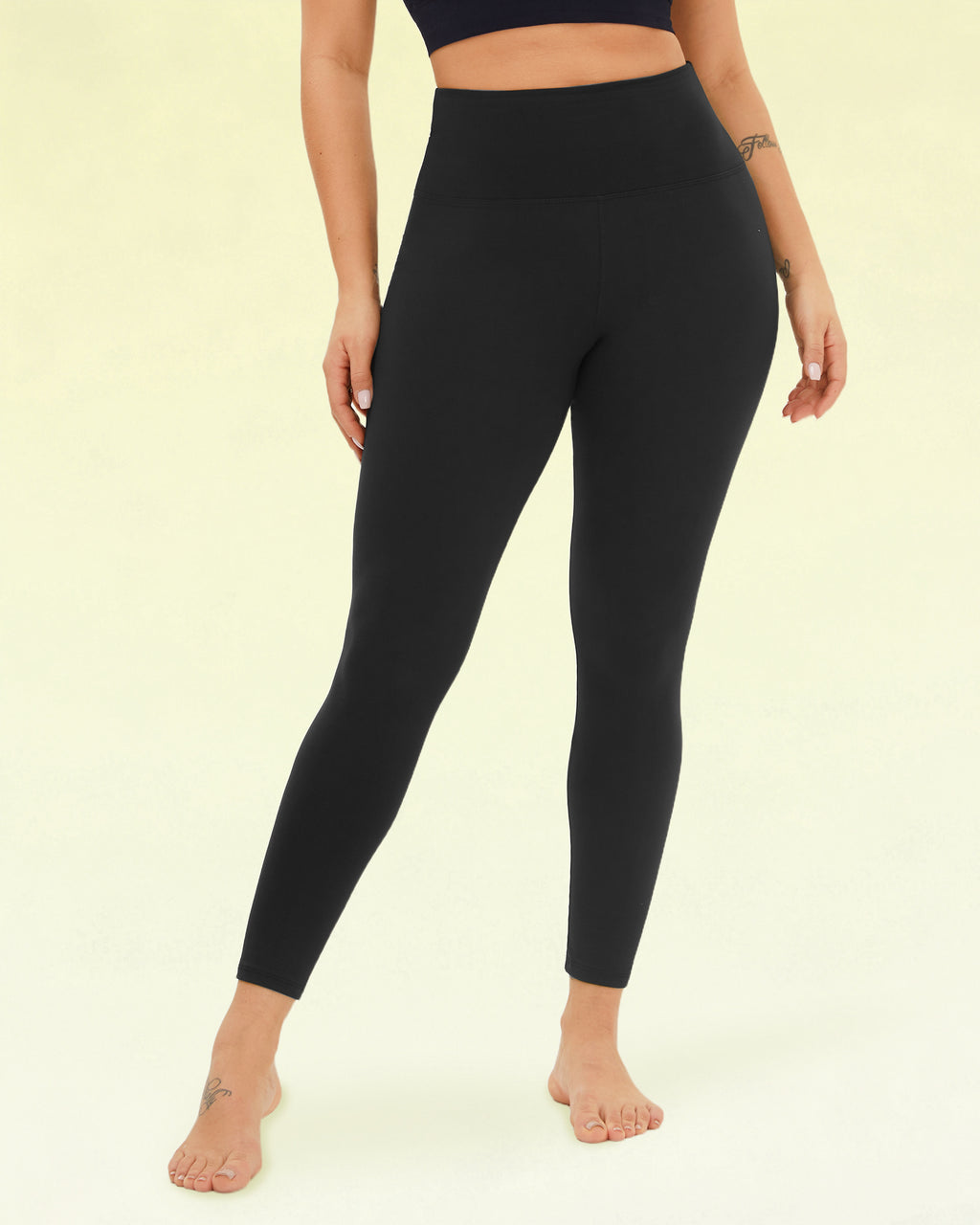 Women's 4-Pack Leggings - Ultra Soft, High Waisted, Tummy Control, Regular & Plus Size