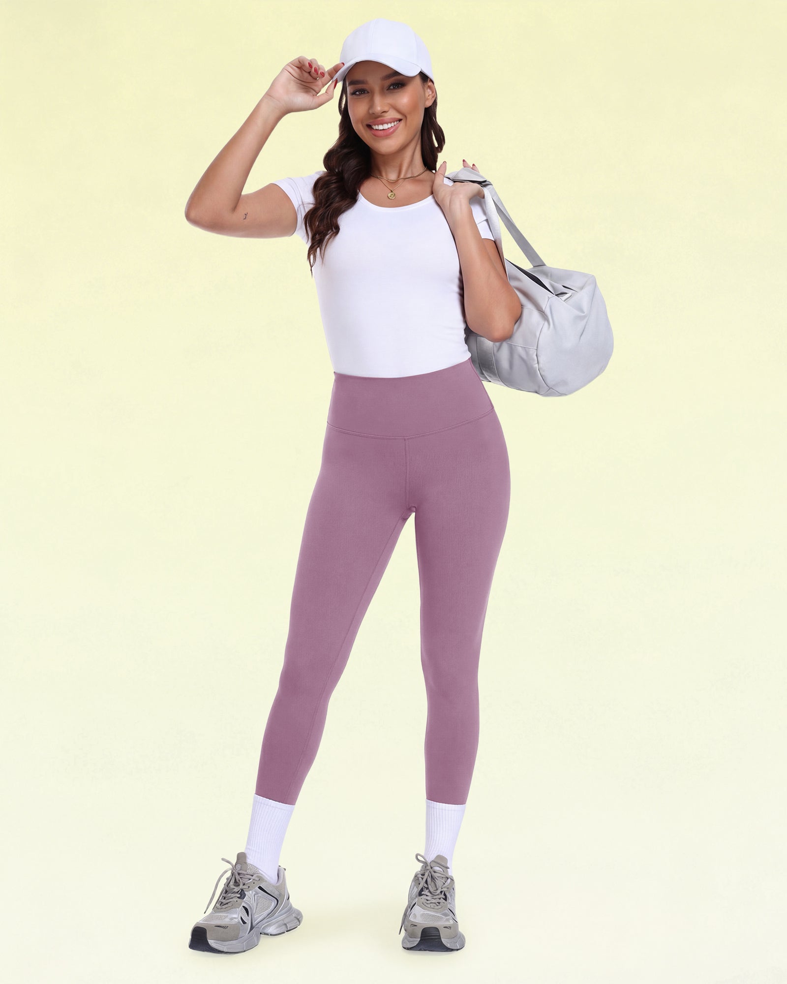 Women's 4-Pack Leggings - Ultra Soft, High Waisted, Tummy Control, Regular & Plus Size