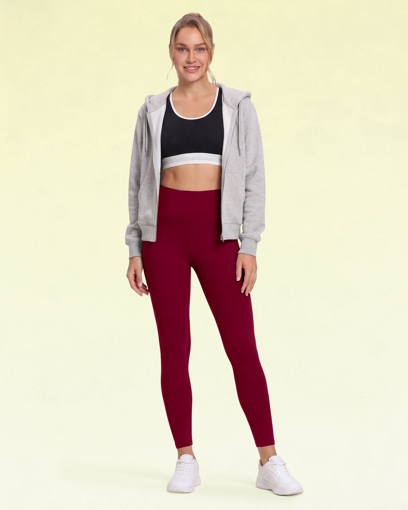 Women's 4-Pack Leggings - Ultra Soft, High Waisted, Tummy Control, Regular & Plus Size