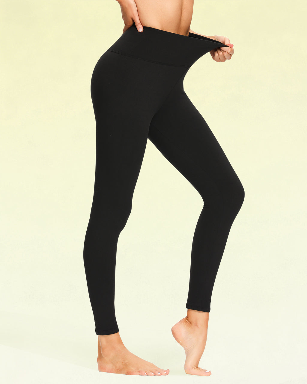 Women's 4-Pack Leggings - Ultra Soft, High Waisted, Tummy Control, Regular & Plus Size